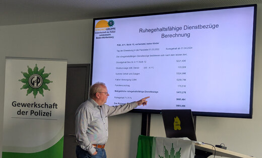 Referent Karl-Heinz Strobel | © © GdP-BW 2025 - alle Rechte vorbehalten