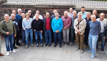 Gruppenbild mit den Teilnehmern, links außen: Seminarleiter Martin Zerrinius. | © © GdP-BW 2025 (Zerrinius) - alle Rechte vorbehalten