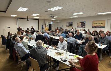 Blick in den Saal auf der Jahreshauptversammlung | © © GdP-BW 2025 - alle Rechte vorbehalten | Wolter
