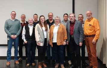Ein Teil der Teilnehmer: ganz links Frank Bauer, Elke Busch 5. von rechts, Organisator der Schulung Landseniorenvorsitzender Martin Zerrinius 3. von rechts | © © GdP-BW 2025 / Martin Zerrinius - alle Rechte vorbehalten
