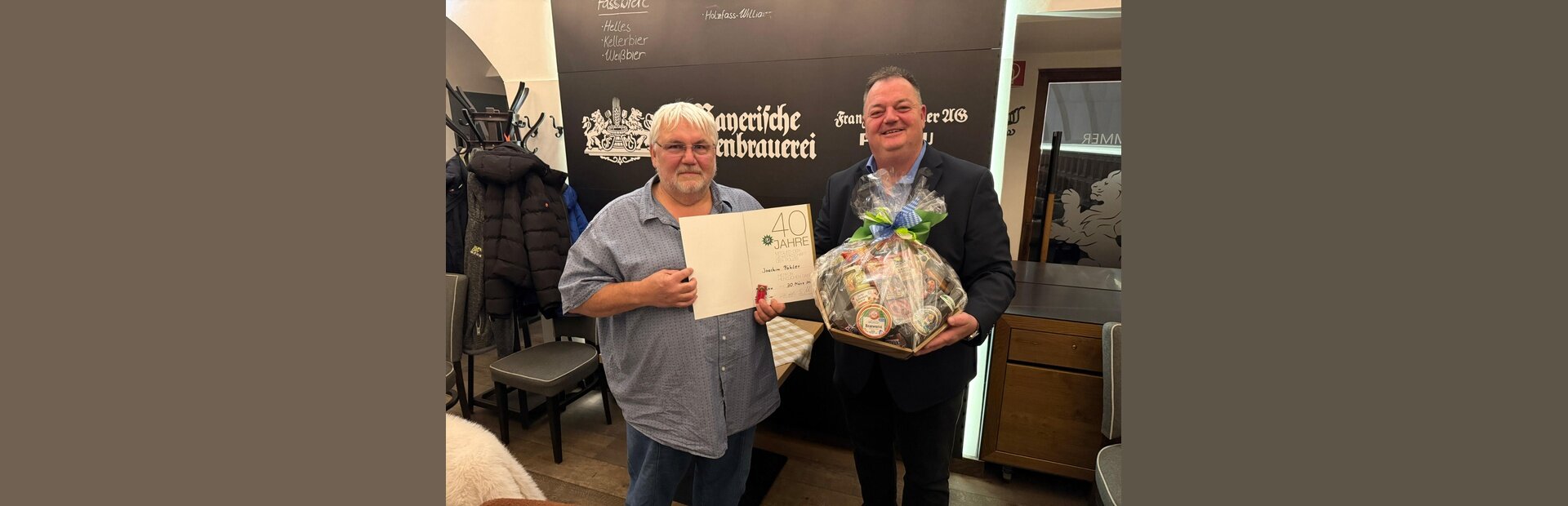 Ehrung Pähler Joachim | © DG Bayern