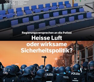 Foto des „Deutsche Polizei“-Bezirksjournals Ausgabe Juni 2026 vom GdP-Bezirk Bundespolizei | Zoll  | © Foto: GdP