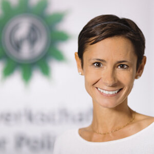 Foto der Geschäftsführerin Simone Krummen der Geschäftstelle des GdP-Bezirks Bundespolizei | Zoll | © Foto: GdP-Bezirk Bundespolizei | Zoll