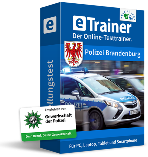 eTrainer Einstellungstest Polizei Brandenburg | © Ausbildungspark Verlag