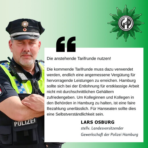 Osburg_Forderungen TvL 2025 | © GdP HH