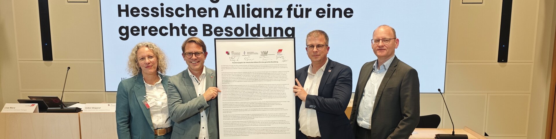 Gemeinsame Pressekonferenz im Hessischen Landtag | © GdP Hessen