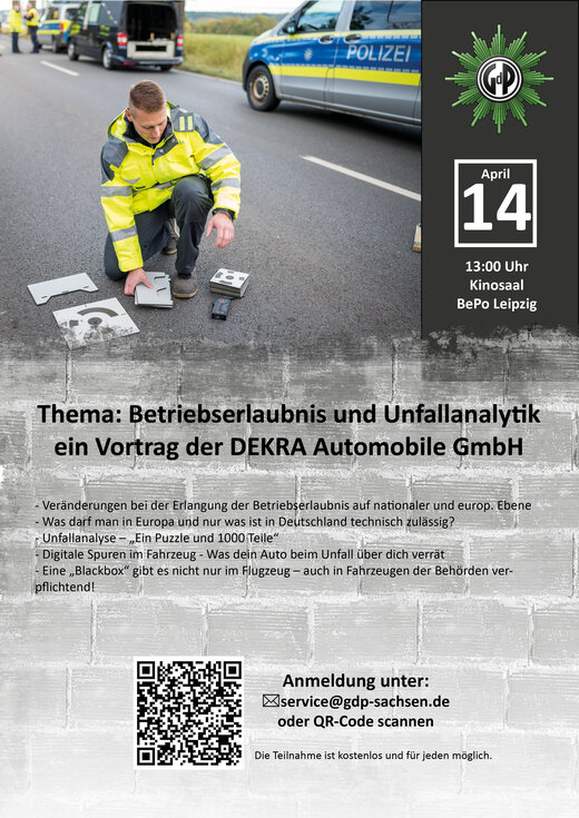 © Bild: Dekra / GdP Sachsen