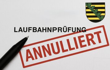 Annulierung Laufbahnprüfung | © GdP Sachsen