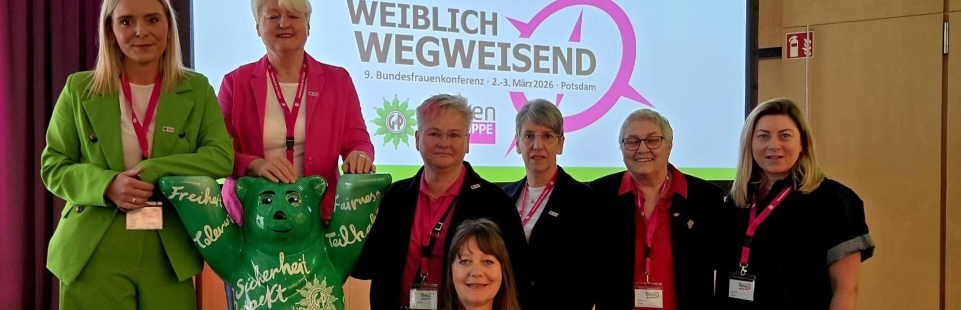 Sächsische Delegation zur 9. Bundesfrauenkonferenz | © GdP