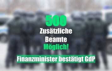 Hunderte zusätzliche Polizeibeamte in SN möglich | © GdP SN