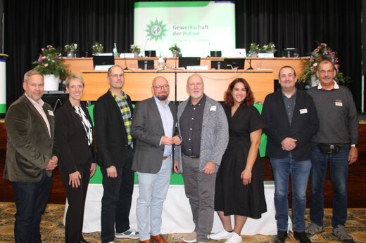 Geschäftsführender Landesvorstand der GdP Schleswig-Holstein 2025 | © GdP SH