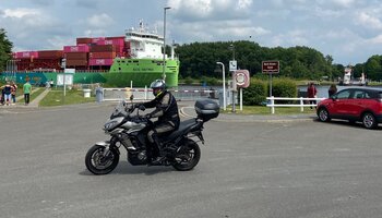 GdP-Biker | © S. Scho., GDP RG Lau/Sto.