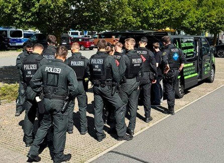 Einsatzbetreuung AfD-Bundesparteitag Erfurt | © GdP Thüringen